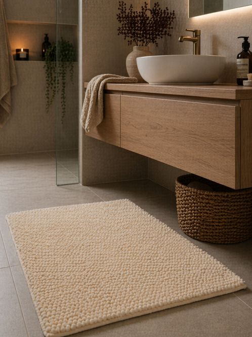 Hovedbilde Baderomsmatte - Beige